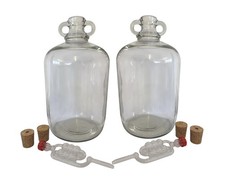 Pair litre glass for sale  ILMINSTER