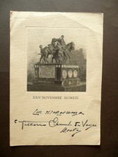 Autografo fac simile usato  Italia