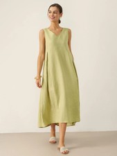 100 linen sleeveless for sale  Bronx