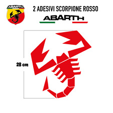 Scorpione abarth adesivo usato  Torre di Ruggiero