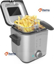 Fritadeira elétrica a óleo Cecotec CleanFry Advance, aço inoxidável, 900 W, usado comprar usado  Enviando para Brazil