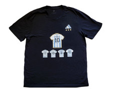 Camiseta Argentina Aniversário WC Algodão Adidas Oficial Tamanho G comprar usado  Enviando para Brazil