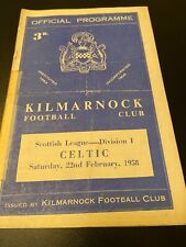 Kilmarnock celtic 22nd for sale  FALKIRK