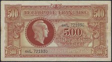 500 francs marianne d'occasion  France