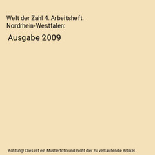 Zahl arbeitsheft nordrhein gebraucht kaufen  Trebbin