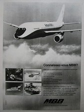 11/1975 PUB MBB AIRBUS A300B4 BO 105 MRCA TORNADO HELIOS ROLAND FRENCH AD comprar usado  Enviando para Brazil