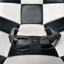 Óculos de sol Ray-Ban RB0840S mega wayfarer polimento transparente verde cinza espelho comprar usado  Enviando para Brazil