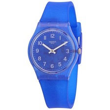 Relógio feminino Swatch quartzo azul borrado GL124 comprar usado  Enviando para Brazil