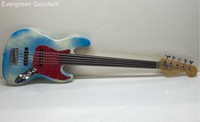 Blue string fretless for sale  Seattle