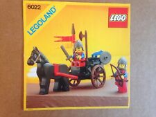 Lego Legoland Conjunto 6022 Castelo Cruzado Machado Carrinho de Cavalo Braços Masculinos Mini-Figuras 1984, usado comprar usado  Enviando para Brazil