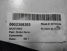 Mustang brake servo for sale  SKELMERSDALE