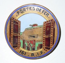 Insigne 161 regiment d'occasion  Senozan