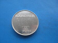 (22C3) 22mm WERTMARKE KARCHER ALEMANHA LAVAGEM DE CARRO MOEDA TOKEN COR PRATA  comprar usado  Enviando para Brazil