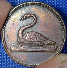 Lancashire, Hulme, Manchester, White House Hotel, Pub / Farthing Check / Odczyt żetonów! na sprzedaż  Wysyłka do Poland