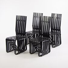 Conjunto de quatro cadeiras laterais Frank Gehry para jantar Knoll alta aderência bordo década de 1990 comprar usado  Enviando para Brazil