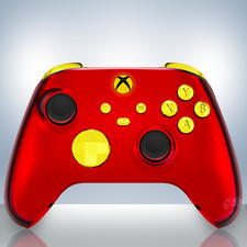 CONTROLADOR DE ESPORTS PERSONALIZADO XBOX ONE SERIES - CARMESIM DOURADO comprar usado  Enviando para Brazil