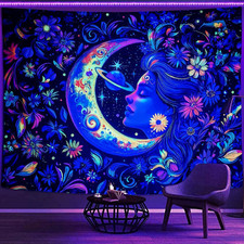 Blacklight sun moon for sale  Miami