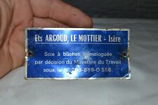 Plaque ancienne fabricant d'occasion  Ambérieu-en-Bugey