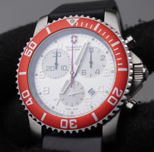 Victorinox Swiss Army Maverick II cronógrafo relógio de mergulho vermelho 24145 100M 43MM comprar usado  Enviando para Brazil
