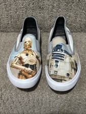 Sapatos femininos Sperry tamanho 8M STAR WARS C-3PO & R2-D2 de lona para barco - Usado, usado comprar usado  Enviando para Brazil