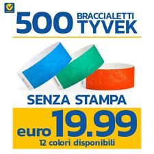 Braccialetti tyvek identificat usato  Milano