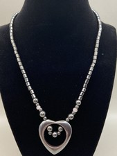 Natural hematite necklace for sale  North Hills