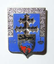 Insigne 110 regiment d'occasion  Senozan