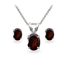 Sterling silver garnet for sale  Brooklyn