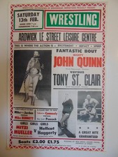 1980s british wrestling for sale  LONDON