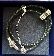 Pandora lederarmband schwarz gebraucht kaufen  Berlin