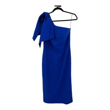 Vestido The Population Tiffany um ombro azul midi médio M  comprar usado  Enviando para Brazil