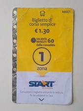 Biglietto trasporto corsa usato  Poggibonsi