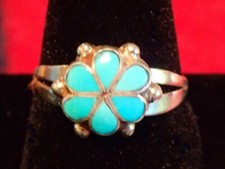 Zuni inlay turquoise for sale  Richardson