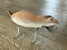 Mouse antigo Heddon Lure Meadow - Olhos de vidro - Mouse F4000 flocado comprar usado  Enviando para Brazil