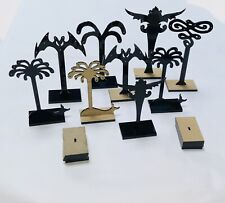 Black acrylic earring for sale  ST. IVES