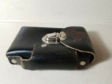 Estojo de cigarro e isqueiro de couro vintage dos anos 80 - Feito nos EUA MOTOCICLETA. comprar usado  Enviando para Brazil