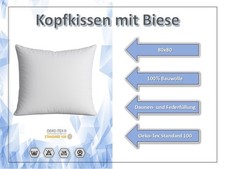 Kissen federkissen daunenkisse gebraucht kaufen  Gartz