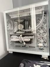 Custom white gaming for sale  GRAYS