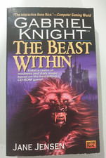 Jane Jensen - The Beast Within - Gabriel Knight romance 1998 primeira edição rara comprar usado  Enviando para Brazil