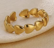 Gold heart adjustable for sale  NOTTINGHAM