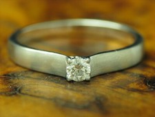 Platin brillant ring gebraucht kaufen  Elsdorf-Westermühlen