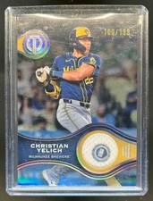 Camiseta 2025 Topps Tribute Christian Yelich Stamp of Approval #109/199 Brewers comprar usado  Enviando para Brazil