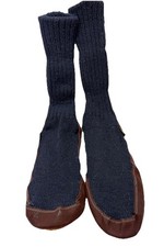 Usado, Meias chinelo originais Acorn – Azul marinho – Grande – Tamanho 10.5-11.5 mistura de lã sola de camurça comprar usado  Enviando para Brazil