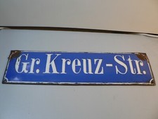 Riginal emaille straßenschild gebraucht kaufen  Lauenburg/ Elbe