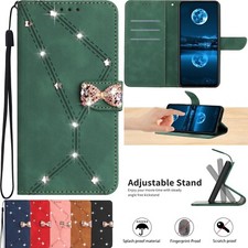 Capa carteira couro flip glitter Bling para Moto G Stylus Power Play pura 5G 4G comprar usado  Enviando para Brazil
