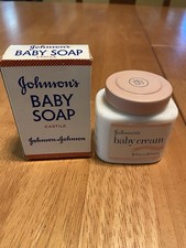 Usado, Antigo Johnson's Baby Creme Frasco de Vidro Branco Tampa de Metal 2,5 oz Usado + Sabonete para Bebê Novo comprar usado Usado, Antigo Johnson's Baby Creme Frasco de Vidro Branco Tampa de Metal 2,5 oz Usado + Sabonete para Bebê Novo comprar usado  Enviando para Brazil
