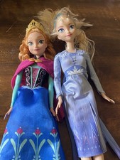 Bonecas Disney Mattel Elsa e Anna From Frozen. Pode ser reparado. Ver fotos comprar usado  Enviando para Brazil