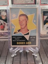 1968-69 O-Pee-Chee Bobby Orr James Norris vencedor do troféu #214, usado comprar usado  Enviando para Brazil