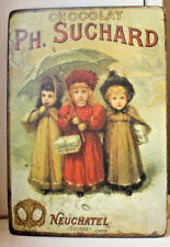 Blechschild chocolat suchard gebraucht kaufen  Deutschland