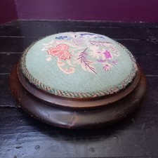 Vintage footstool tapestry for sale  LEEDS